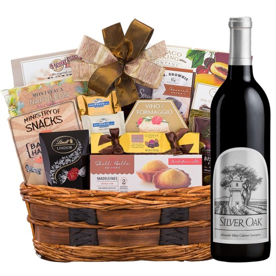 Silver Oak Alexander Valley Cabernet Sauvignon Gift Basket Silver Oak Alexander Valley Cabernet Sauvignon Gift Basket
