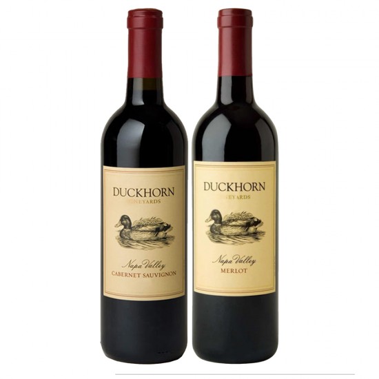 Duckhorn Napa Valley Cabernet And Merlot Wine Combo	