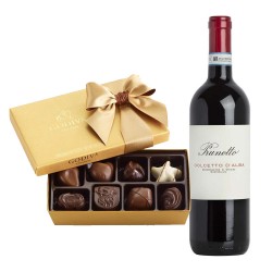 Prunotto And Godiva 8pc Chocolate Gift Box