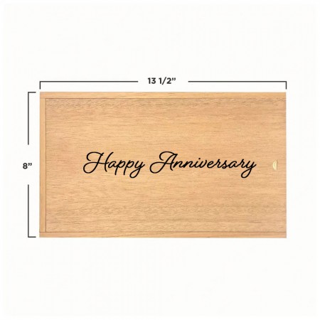 Double Champagne Wooden Box (Engravable) Double Champagne Wooden Box (Engravable)