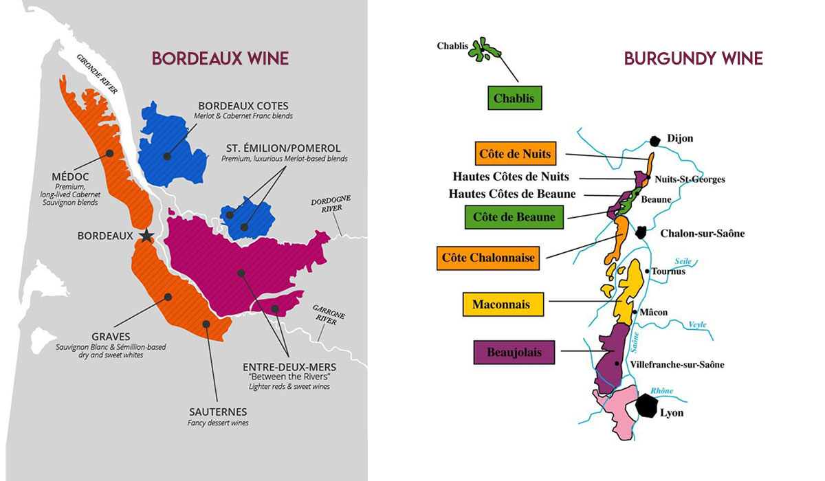 Bordeaux vs. Burgundy