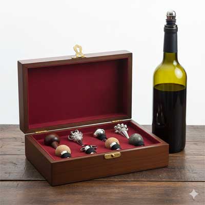 Wine bottle stoppers for gift