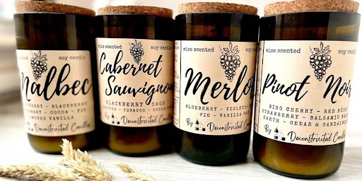 Wine scented candles for gift