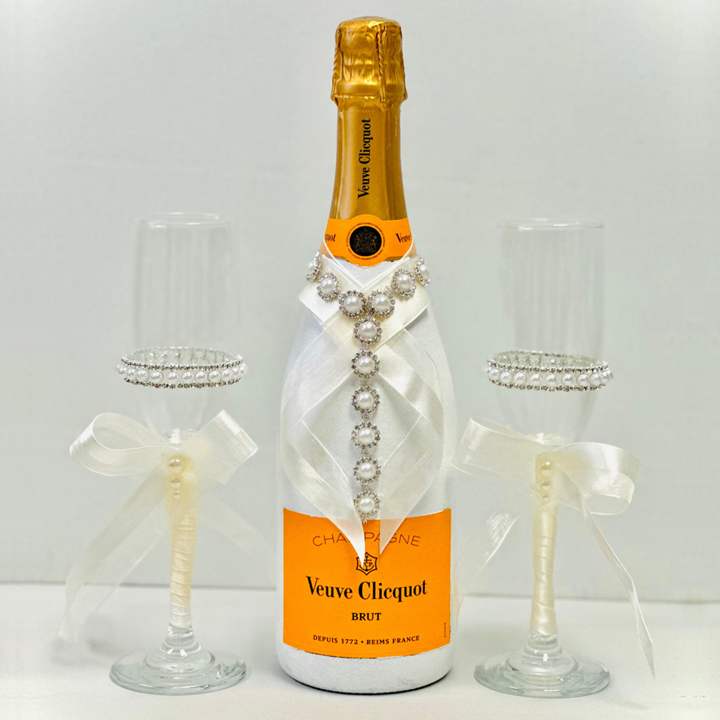 Veuve Clicquot Champagne And Assorted Godiva Chocolates Gift Basket