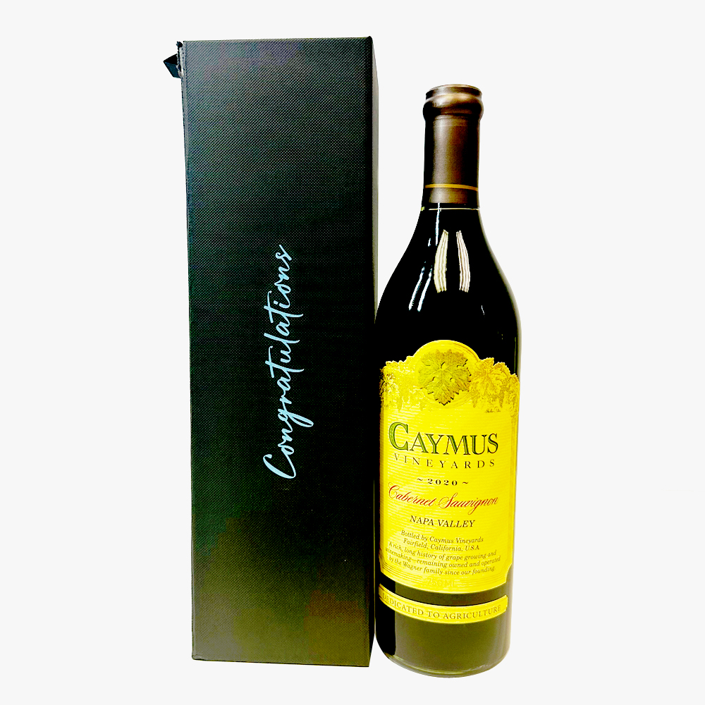 Personalized Caymus Napa Valley Cabernet Red Wine