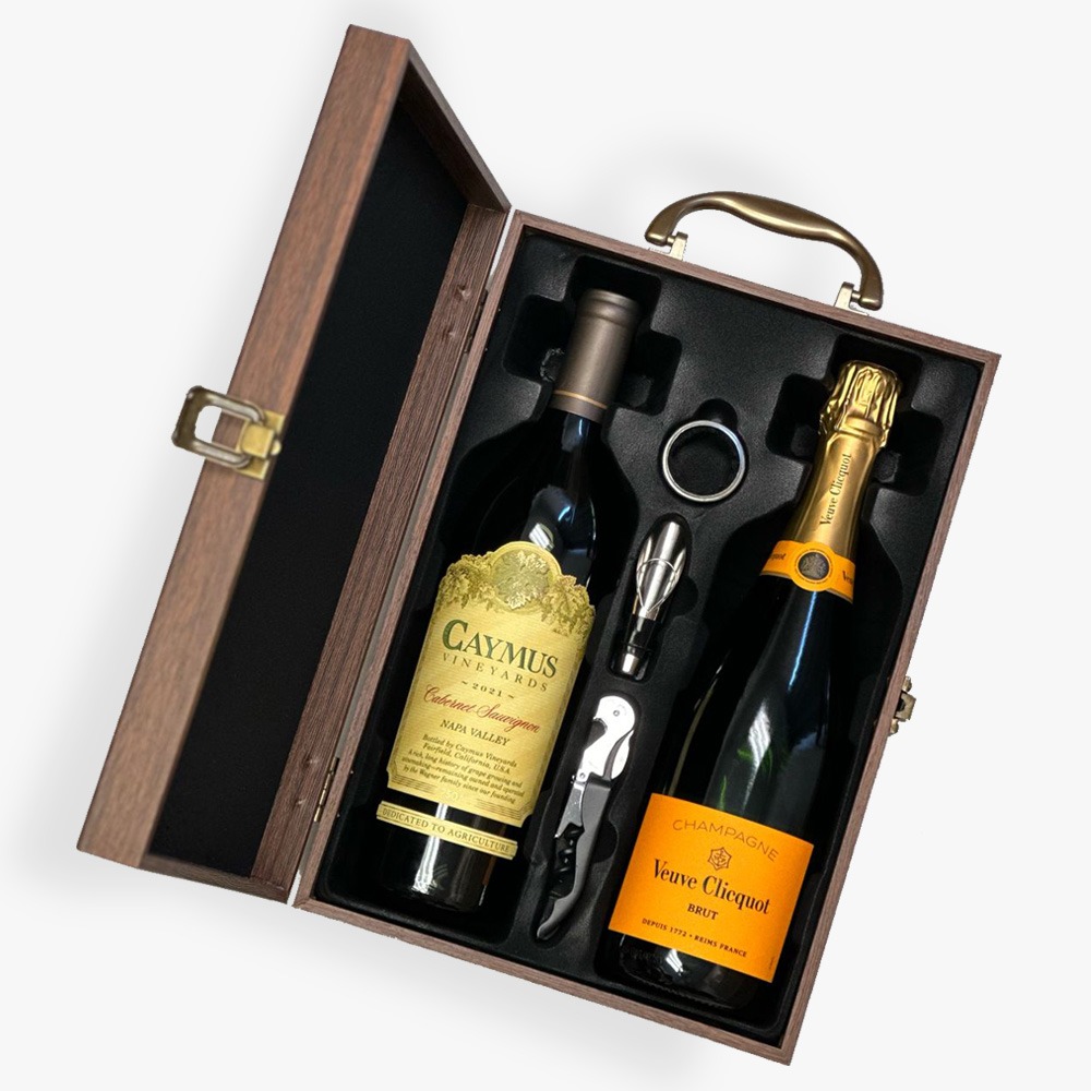 Caymus Wine And Veuve Clicquot Brut Champagne Gift Box