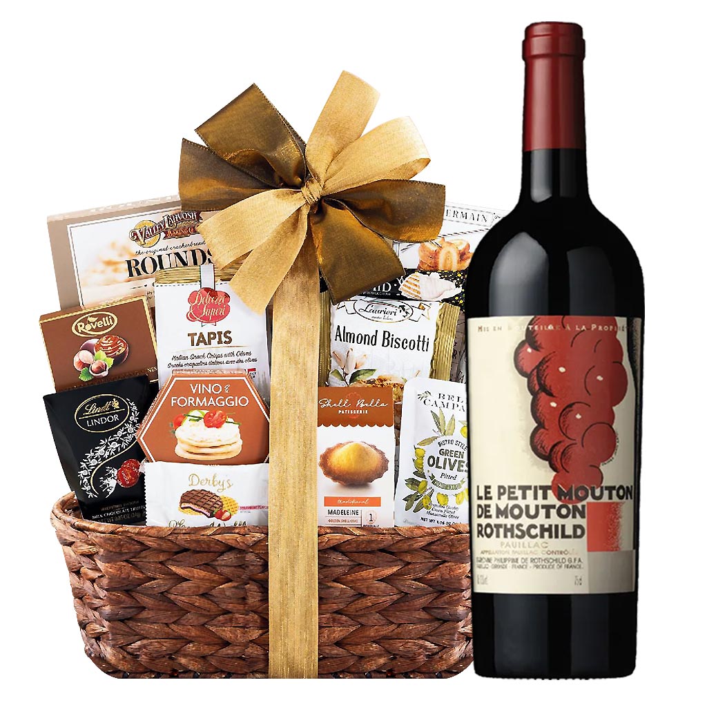 Le Petit Mouton De Mouton Rothschild Pauillac French Wine Box