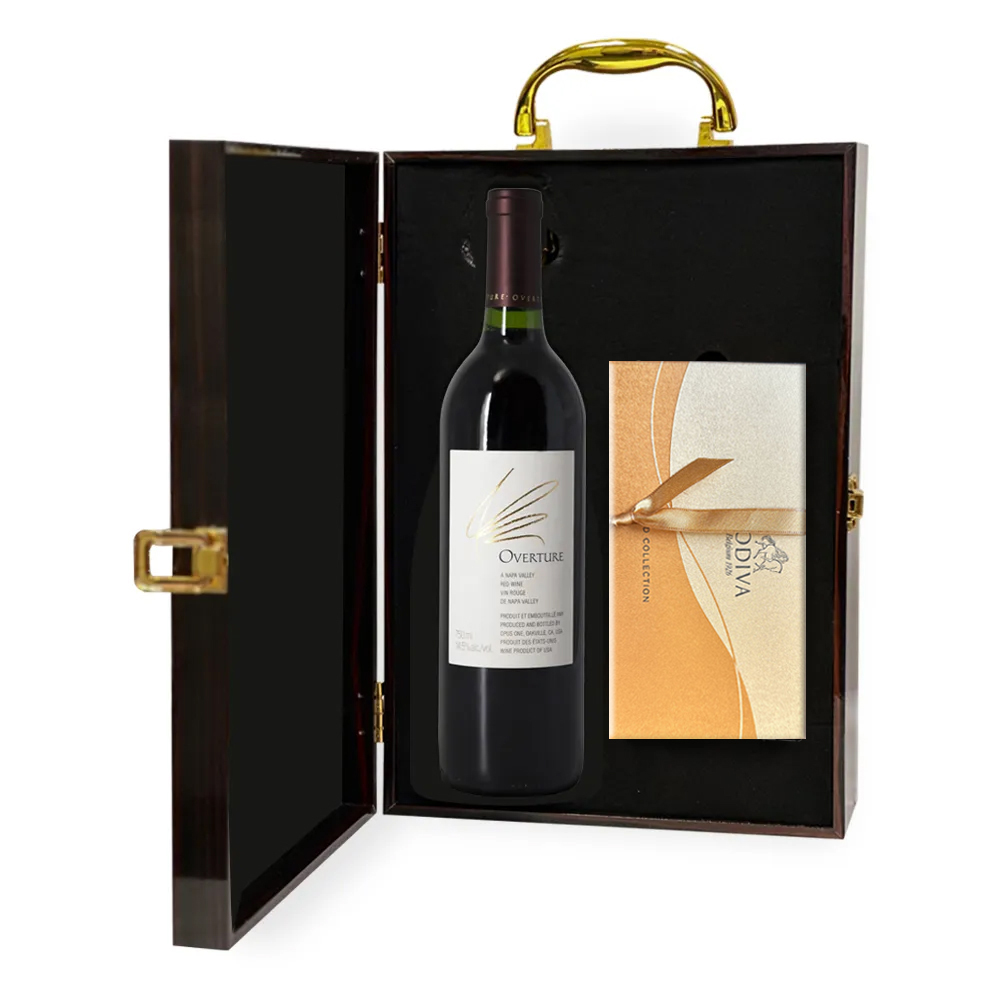 Opus One 'Overture' And Godiva 8 Pc Chocolates Box Opus One 'Overture' And Godiva 8 Pc Chocolates Box