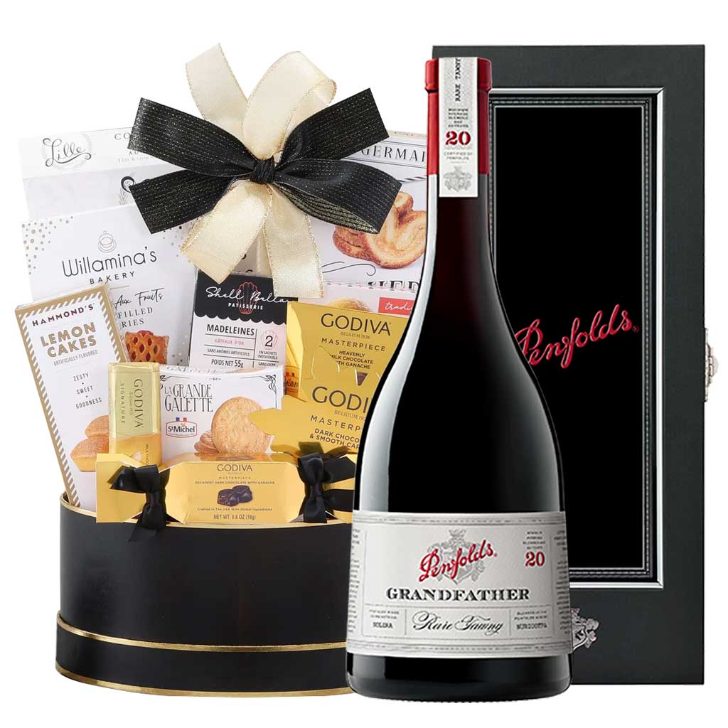 Dessert Wine and Chocolate Gift Basket