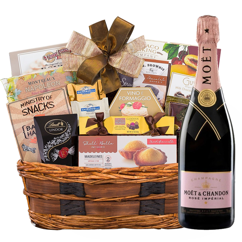 Chocolatey Moet & Chandon Wedding Gift for Her