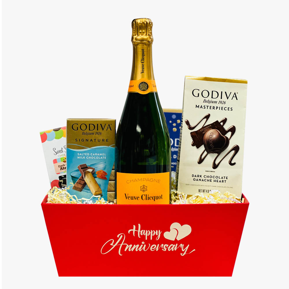 Veuve Clicquot Anniversary Gift Basket Veuve Clicquot Anniversary Gift Basket