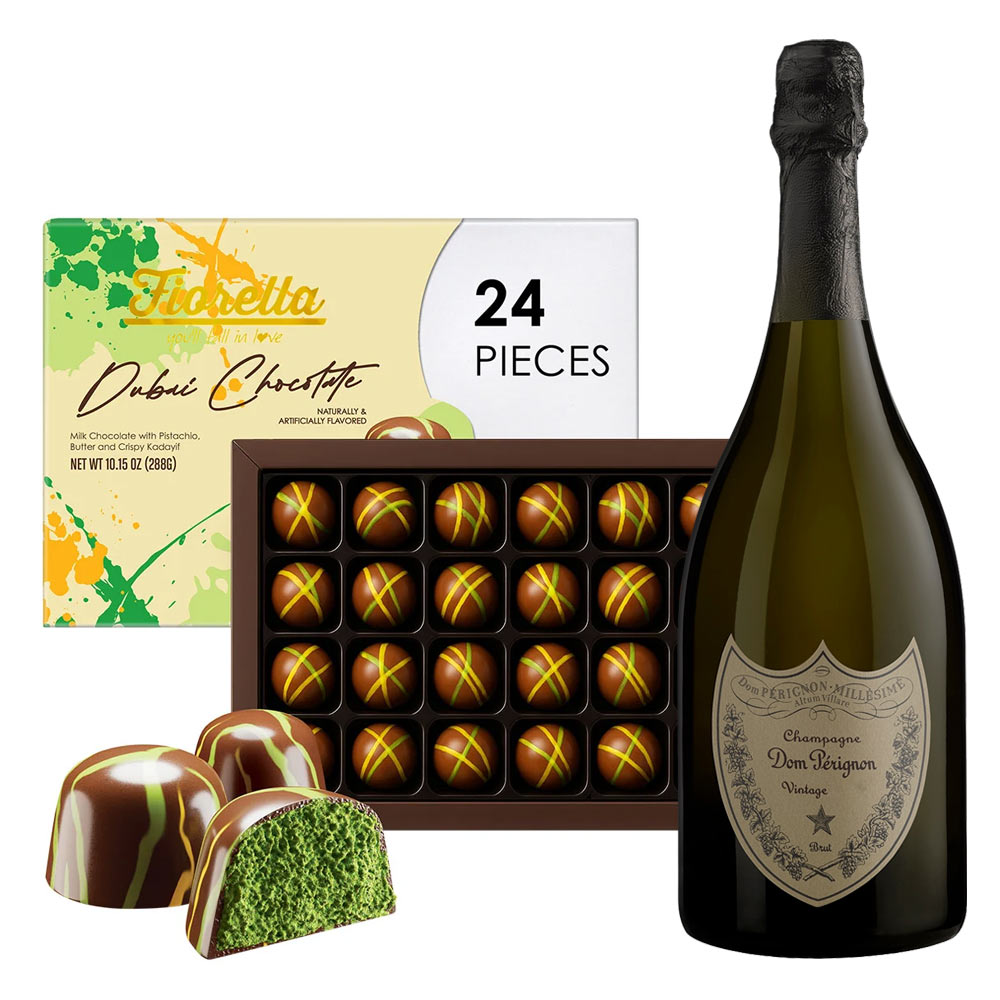 Sparkling Wine and Chocolate Gift Basket