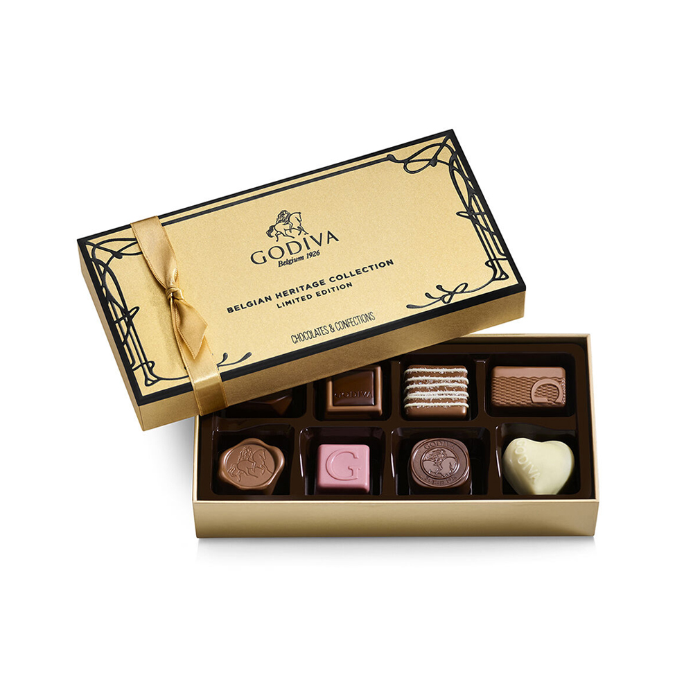 Godiva Belgian Heritage Chocolate Box Godiva Belgian Heritage Chocolate Box