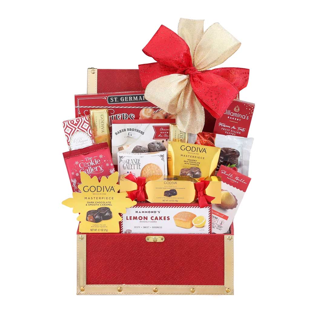 Golden Godiva Chocolate Gift Basket