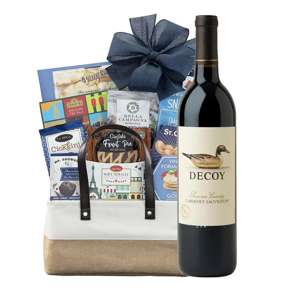 Decoy Wine Gift Basket 