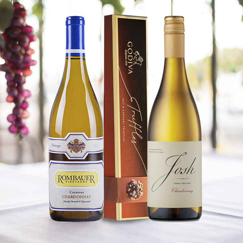 Josh Cellars & Rombauer Chardonnay Wine Gifts Josh Cellars & Rombauer Chardonnay White Wine Gifts